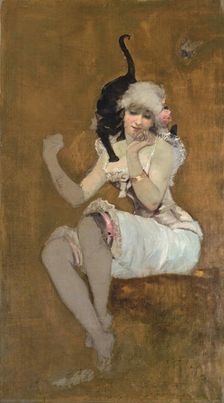 Une paire d'amis, ca 1881. Creator: Willette, Adolphe (1857-1926)