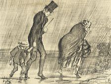 Une partie de campagne pendant le joli mois de mai.., 1856. Creator: Honore Daumier