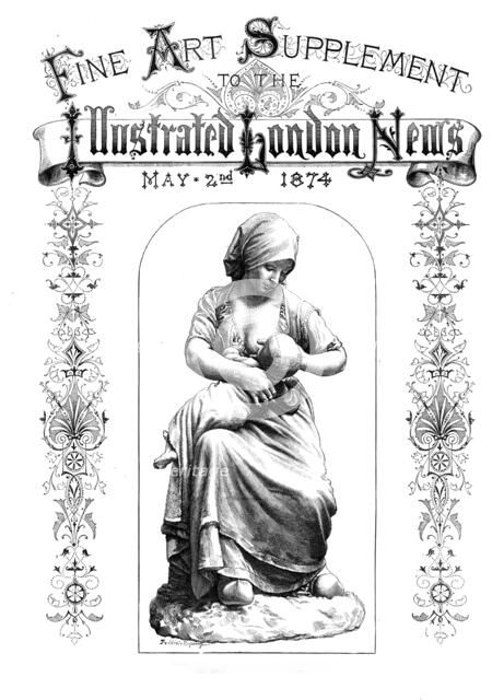 "Une Paysanne Francaise" (terra cotta), by J. Dalou...Royal Academy Exhibition of last year, 1874. Creator: Unknown.