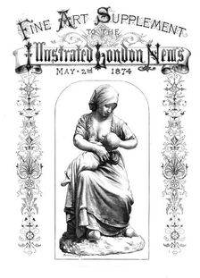 "Une Paysanne Francaise" (terra cotta), by J. Dalou...Royal Academy Exhibition of last year, 1874. Creator: Unknown