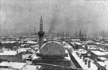 Une rude campagne d'hiver; Une vue generale d'Erzeroum, enleve par les Russe..., 1916 (1924) Creator: Unknown