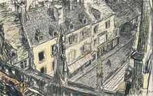 Une Rue De Valogne c1911. Artist: Georges Dupuis