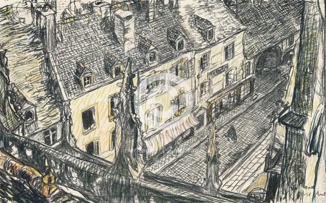 'Une Rue De Valogne', c1911. Artist: Georges Dupuis.