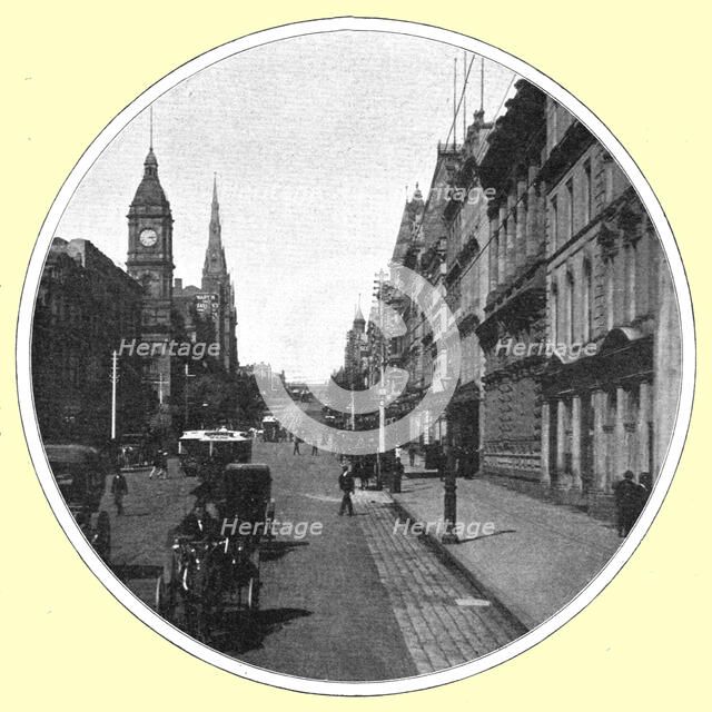 ''Une rue de grande ville australienne: Collins Street, Melbourne; Les Terres Du Pacifique', 1914. Creator: Unknown.