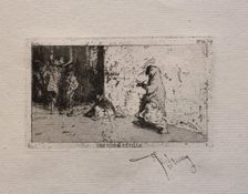 Une rue de Seville. Creator: Mariano Fortuny y Carbó (Spanish, 1838-1874)