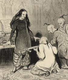 Une Récompense Artistique, 1844. Creator: Honore Daumier