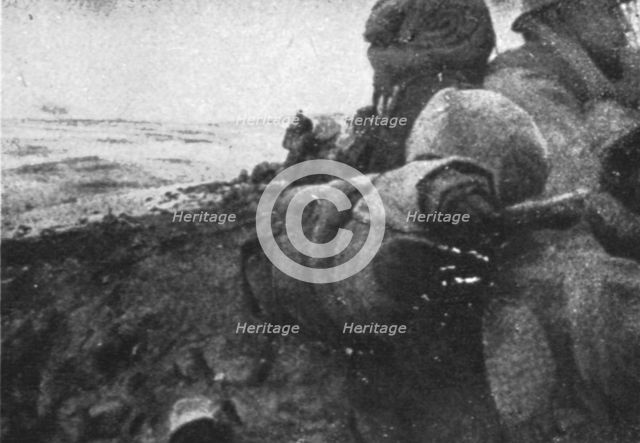 'Une semaine de combats sur la rive gauche de la Meuse; 10 mars (Midi). --En premiere..., 1916. Creator: Unknown.