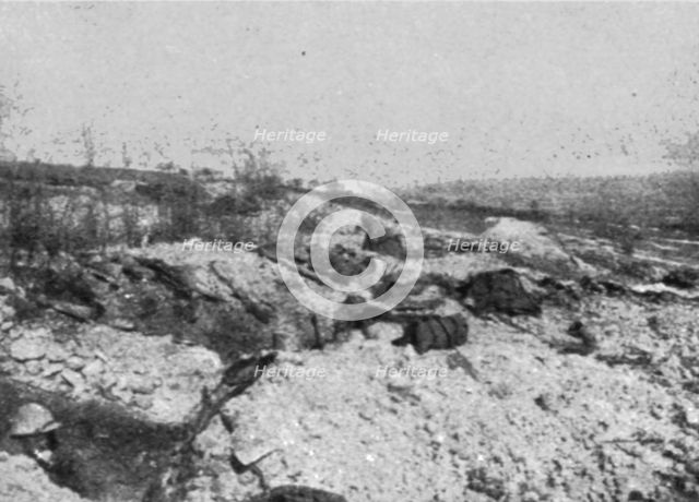 'Une semaine de combats sur la rive gauche de la Meuse; 14 mars (midi). --Notre ligne..., 1916. Creator: Unknown.