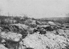 Une semaine de combats sur la rive gauche de la Meuse; 14 mars (midi). --Notre ligne..., 1916. Creator: Unknown