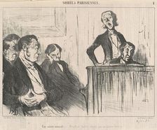 Une soirée musicale, 19th century. Creator: Honore Daumier
