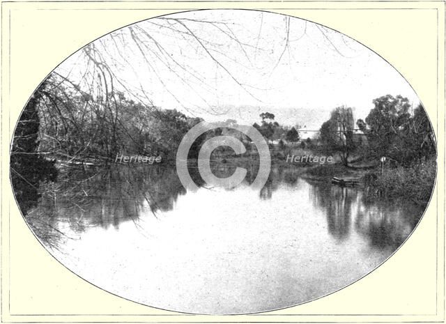 ''Une vue de lac Torrens; Les Terres Du Pacifique', 1914. Creator: Unknown.