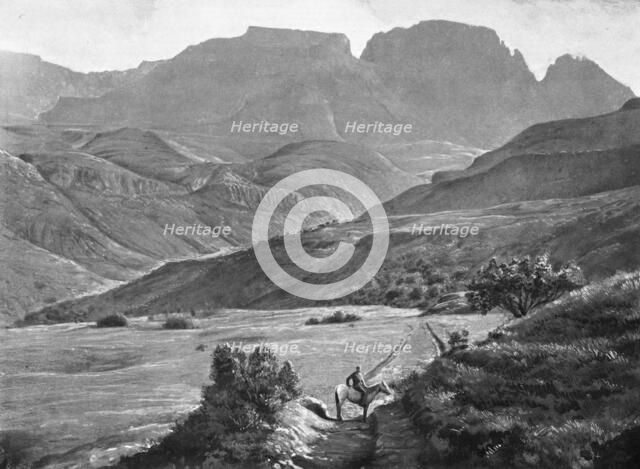 ''Une vue des Drakensbergen; Afrique Australe', 1914. Creator: Unknown.