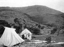 'Une vue des montagnes de l'Abyssinie; Le Nord-Est Africain 1914. Creator: Charles Chusseau-Flaviens