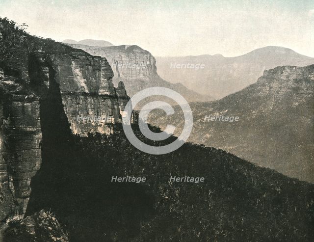 ''Une vallee dans les Montagnes Bleues; Iles Africaines de la mer des Indes', 1914. Creator: Unknown.