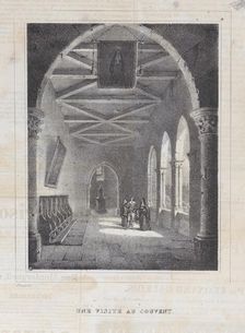 Une Visite au Couvent, ca. 1834. Creator: Anon