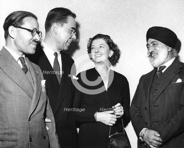 UNESCO general conference meets in Paris, November 1952. Artist: Unknown