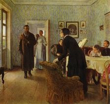 Unexpected Return 1884, (1965). Creator: Il'ya Repin