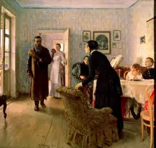 Unexpected Return c1884-c1888. Artist: Il'ya Repin