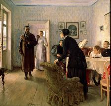 Unexpected Return c1884-c1888. Artist: Il'ya Repin