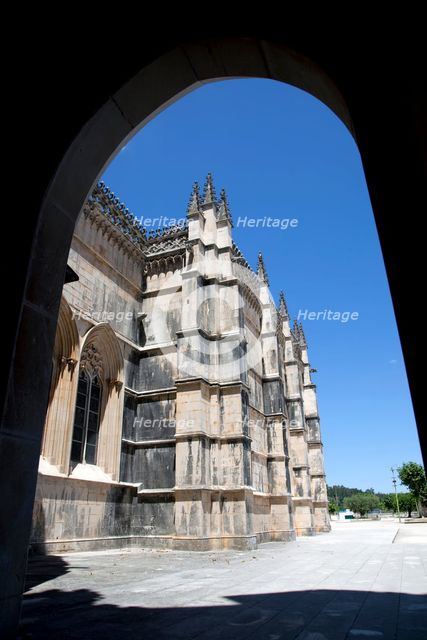 Unfinished Chapels, Monastery of Batalha, Batalha, Portugal, 2009. Creator: Samuel Magal.