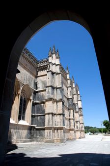 Unfinished Chapels, Monastery of Batalha, Batalha, Portugal, 2009. Creator: Samuel Magal