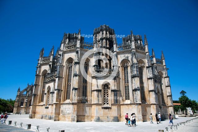 Unfinished Chapels, Monastery of Batalha, Batalha, Portugal, 2009. Creator: Samuel Magal.