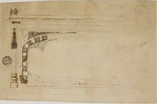 Unfinished Drawing of a Tomb, n.d. Creator: Unknown