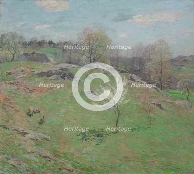 Unfolding Buds, 1909. Creator: Willard Leroy Metcalf.