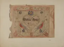 Unframed Birth Certificate, c. 1940. Creator: Edward White