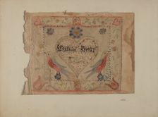 Unframed Birth Certificate, c. 1940. Creator: Edward White