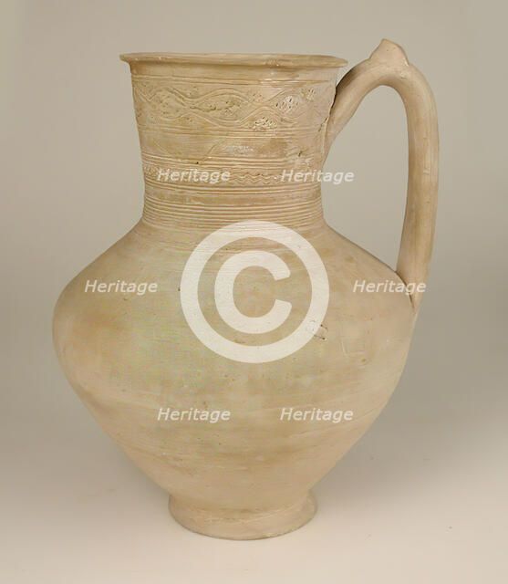 Unglazed Ewer, Iran, 9th-10th century. Creator: Unknown.