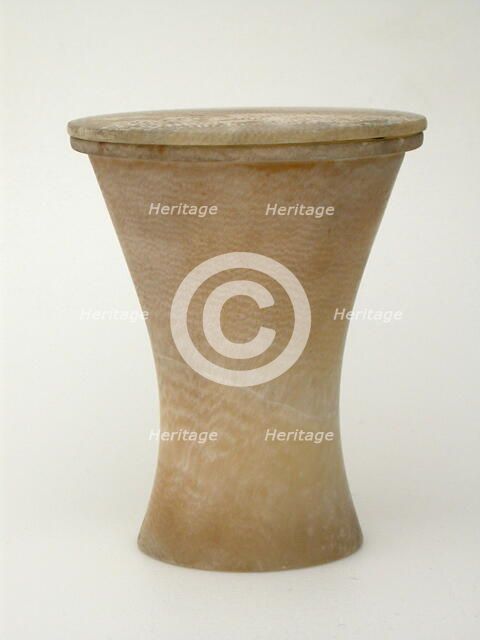 Unguent Vessel, Egypt, Middle Kingdom, Dynasty 12 (about 1985-1773 BCE). Creator: Unknown.