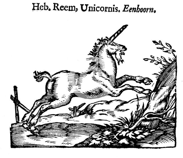 Unicorn, 1644. Artist: Unknown
