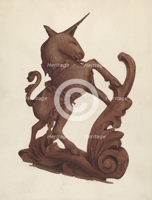 Unicorn, c. 1937. Creator: Alice Stearns.
