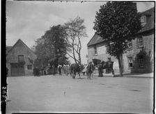 Unicorn Hotel, Sheep Street, Stow-on-the-Wold, Cotswold, Gloucestershire, 1928. Creator: Katherine Jean Macfee