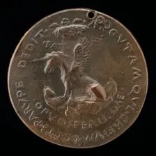 Unicorn-Pegasus [reverse], probably 1463/1477. Creator: Sperandio Savelli