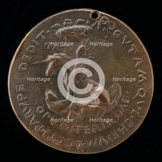 Unicorn-Pegasus [reverse], probably 1463/1477. Creator: Sperandio Savelli.