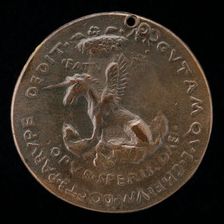Unicorn-Pegasus [reverse], probably 1463/1477. Creator: Sperandio Savelli