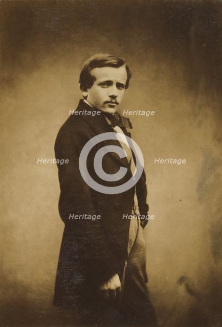 Unidentified male portrait, 1851-1855. Creator: Adrien Alban Tournachon.