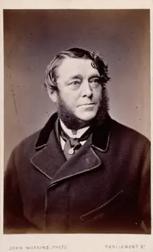 Unidentified male, possibly William Lake Price, c1860s. Creator: John Watkins