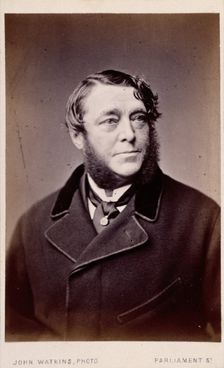 Unidentified male, possibly William Lake Price, c1860s. Creator: John Watkins