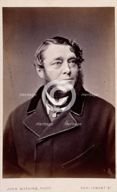 Unidentified male, possibly William Lake Price, c1860s. Creator: John Watkins.