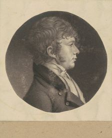 Unidentified Man, 1798-1803. Creator: Charles Balthazar Julien Févret de Saint-Mémin