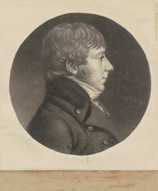 Unidentified Man, 1798-1803. Creator: Charles Balthazar Julien Févret de Saint-Mémin