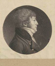 Unidentified Man, 1798-1803. Creator: Charles Balthazar Julien Févret de Saint-Mémin