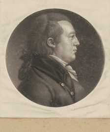 Unidentified Man, 1798-1803. Creator: Charles Balthazar Julien Févret de Saint-Mémin
