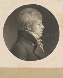 Unidentified Man, 1798-1803. Creator: Charles Balthazar Julien Févret de Saint-Mémin