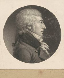 Unidentified Man, 1798-1803. Creator: Charles Balthazar Julien Févret de Saint-Mémin