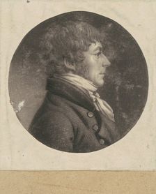 Unidentified Man, 1798-1803. Creator: Charles Balthazar Julien Févret de Saint-Mémin