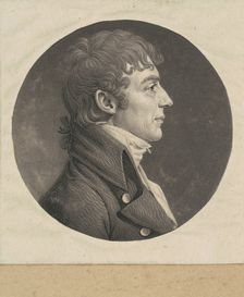 Unidentified Man, 1798-1803. Creator: Charles Balthazar Julien Févret de Saint-Mémin